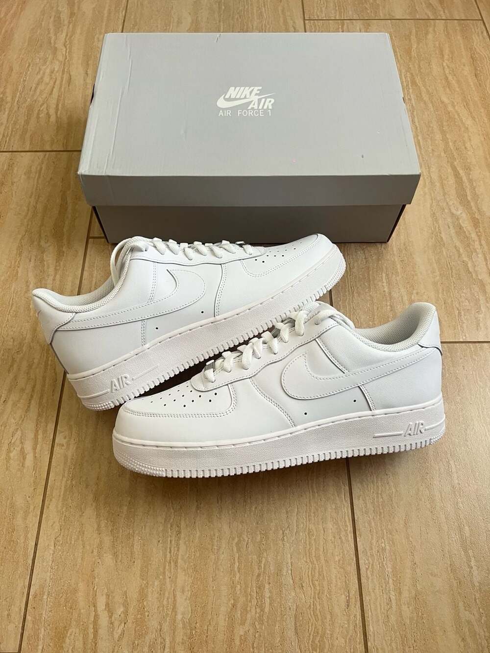 Size 13 - Nike Air Force 1 '07 Triple White Low Top Sneakers